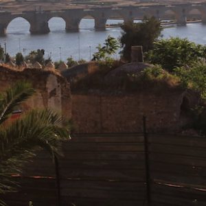 La alcazaba en Badajoz