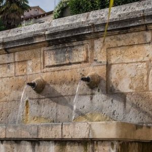 Las fuentes en Brihuega