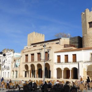 La Plaza Alta en Badajoz