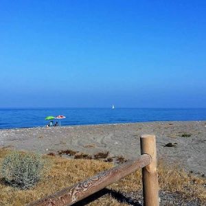 La playa de Macenas en Mojácar