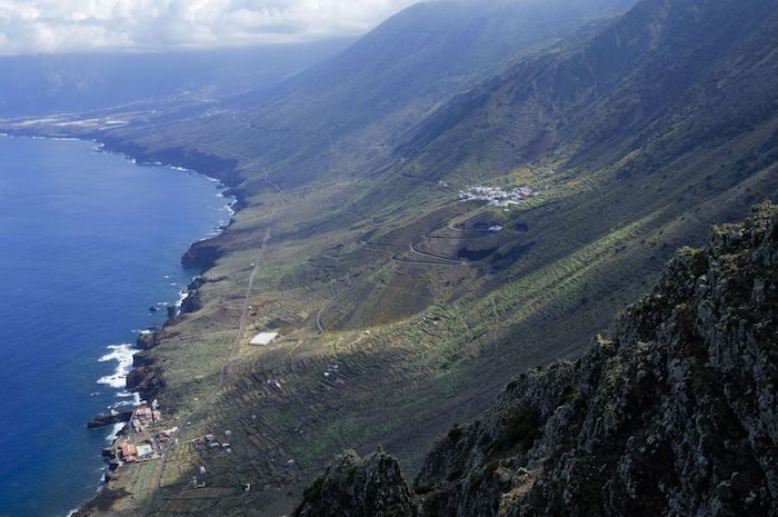 Mirador de Bascos en la Frontera en la isla de El Hierro