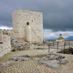 El castillo árabe en Olvera