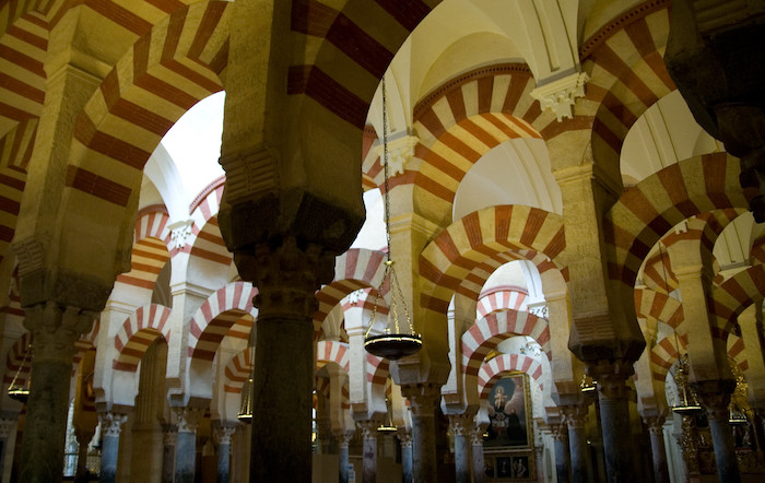 Vista de la mezquita de Córdoba en Andalucía