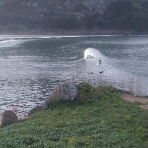 La playa de Arenillas en Islares