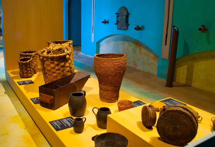 Interior del museo del vino de Morales de Toro en la provincia de Zamora