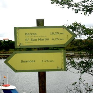 Senda peatonal y ciclable de la Ribera en Suances