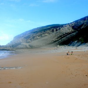 La playa del Sable en Tagle en Suances