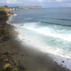 La playa de la Tablía en Suances