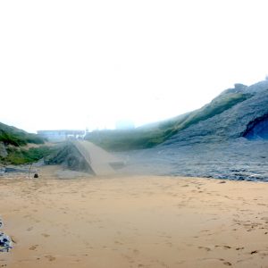 La playa del Sable en Tagle en Suances