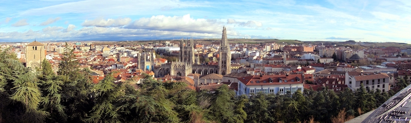 Vista de la ciudad de Burgos