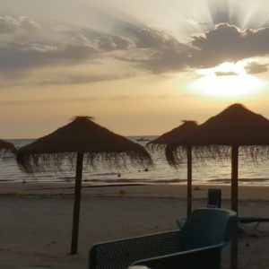 La playa de La Calzada y Las Piletas