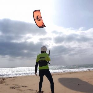 Kitesurf niños en Sanlúcar de Barrameda