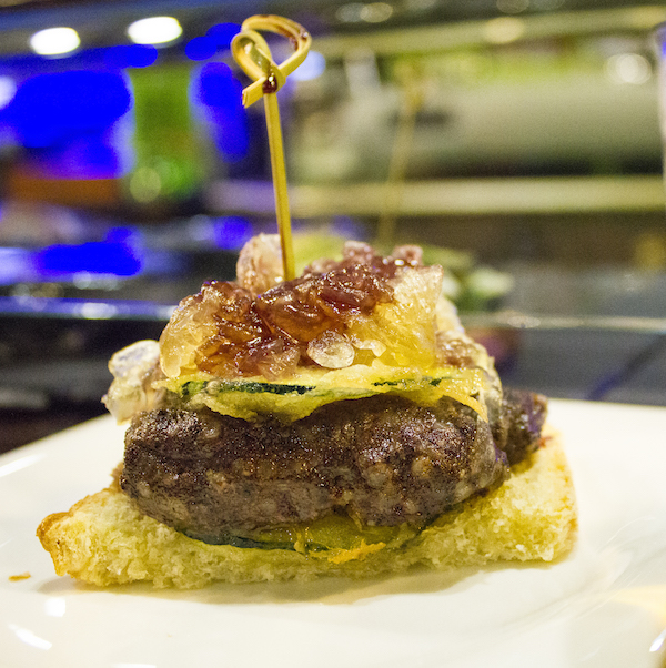 Pinxo en un bar en Pamplona en Navarra