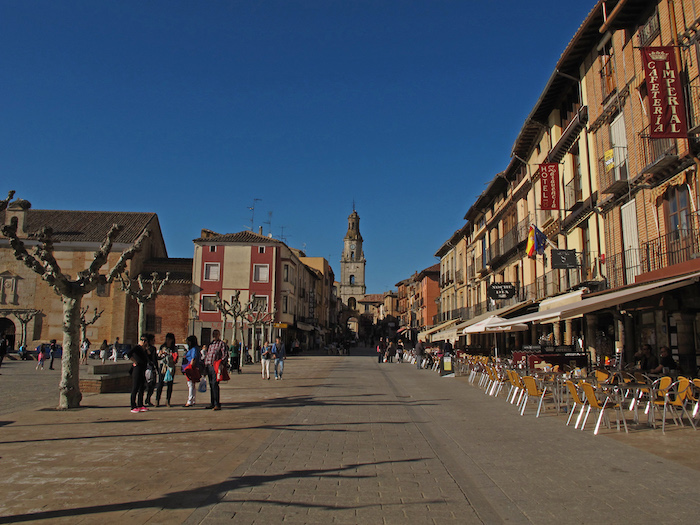 Vista de la Plaza Mayor de Toro en la provincia de Zamora