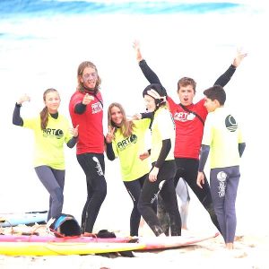 Surf camp playa de Razo