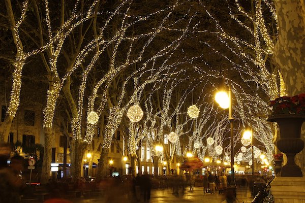 Vista de la Navidad en Mallorca