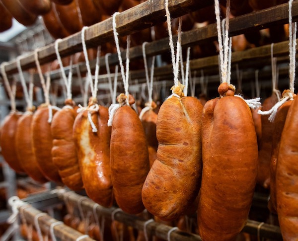 Vista de una fábrica de Mallorca donde elaboran sobrasada