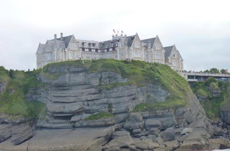 Vista del Palacio de la Magdalena en Santander