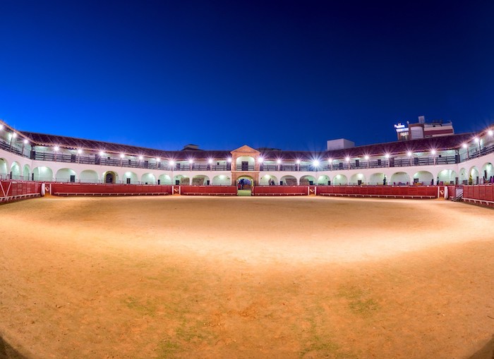 Imagen interior de la plaza de toros de Almadén en Ciudad Real