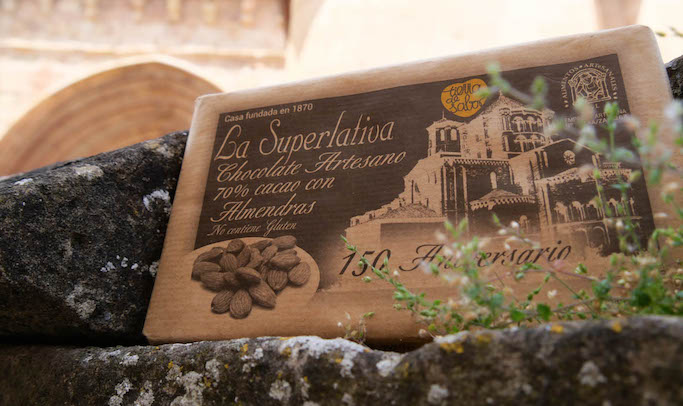 Vista de chocolate artesano La Superlativa en Toro