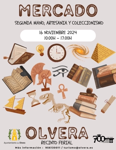 Mercado de artesania en Olvera 2024