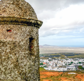 Vista de Teguise en Lanzarote