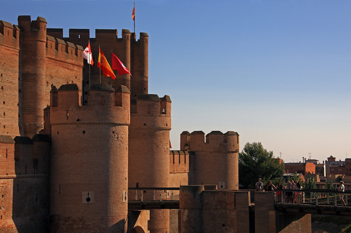 Fachada castilllo de la Mota en Medina del Campo