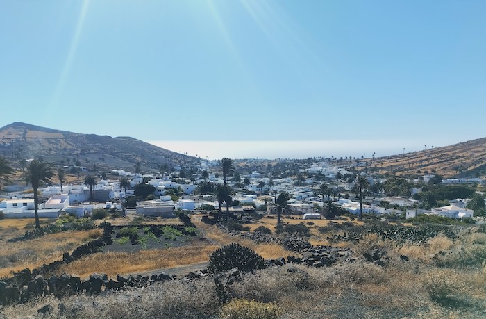 Haria en Lanzarote en Junio